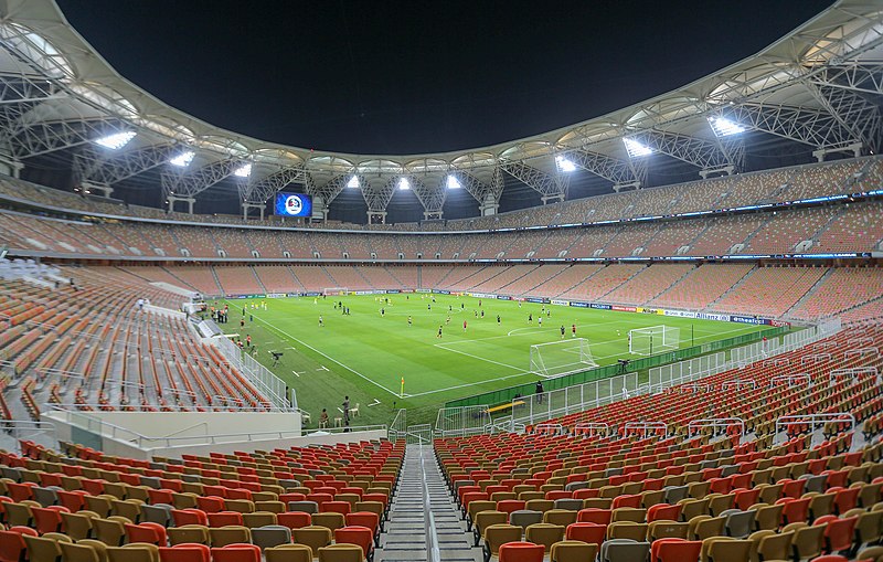 King Abdullah bin Abdulaziz Stadium was opened on May 1, 2014 